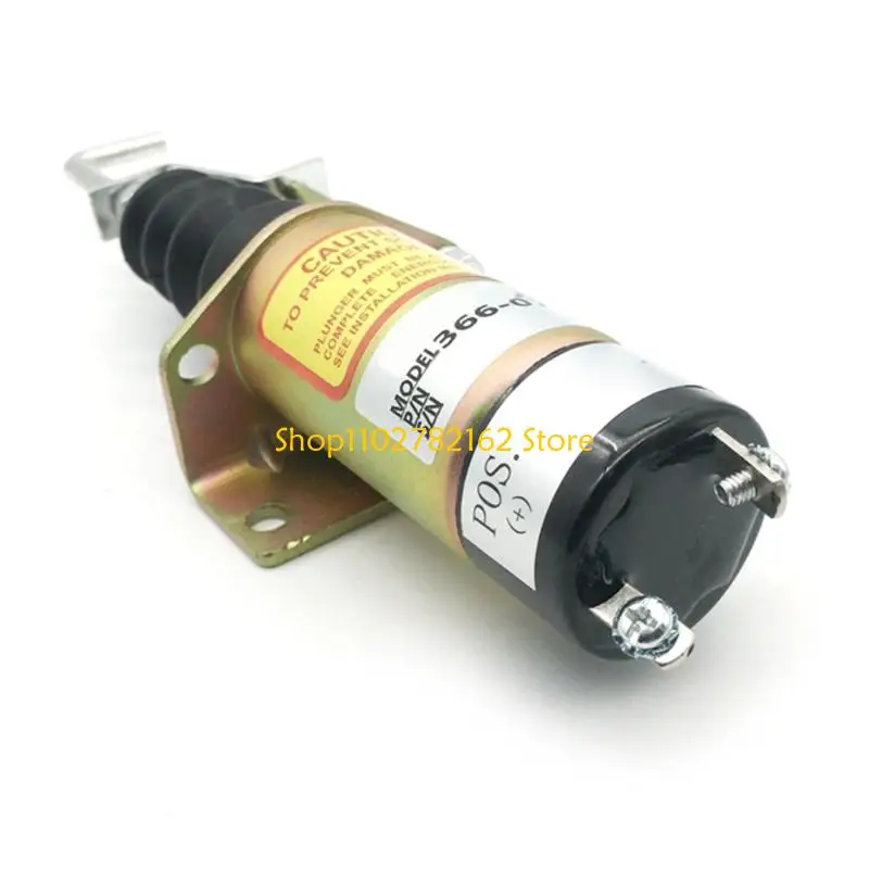 

547B 12V 24V Shut Offs Solenoid 366-07197 366-07198 for Electric Generator Engine SK75-8 Stop Solenoid