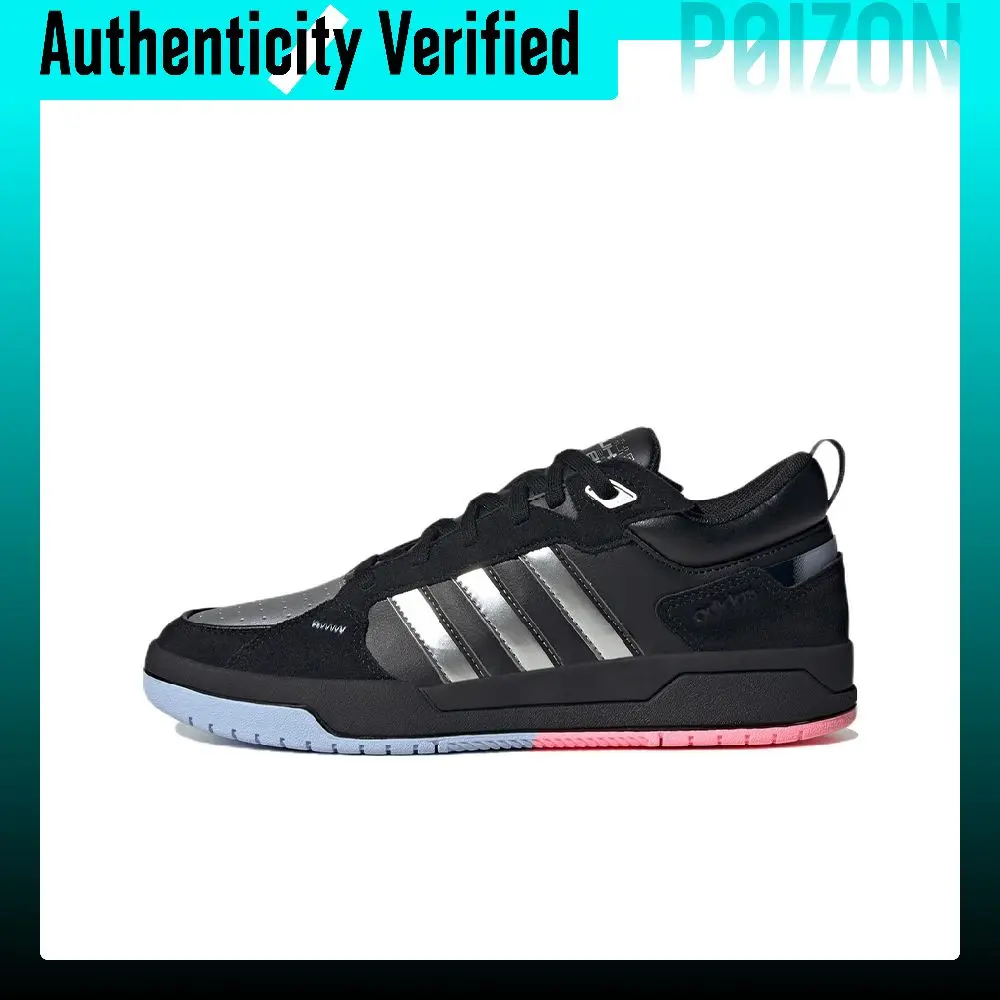 Adidas Neo 100DB Skate Shoes Unisex Low Top Black/Silver/Blue/Pink ID1842