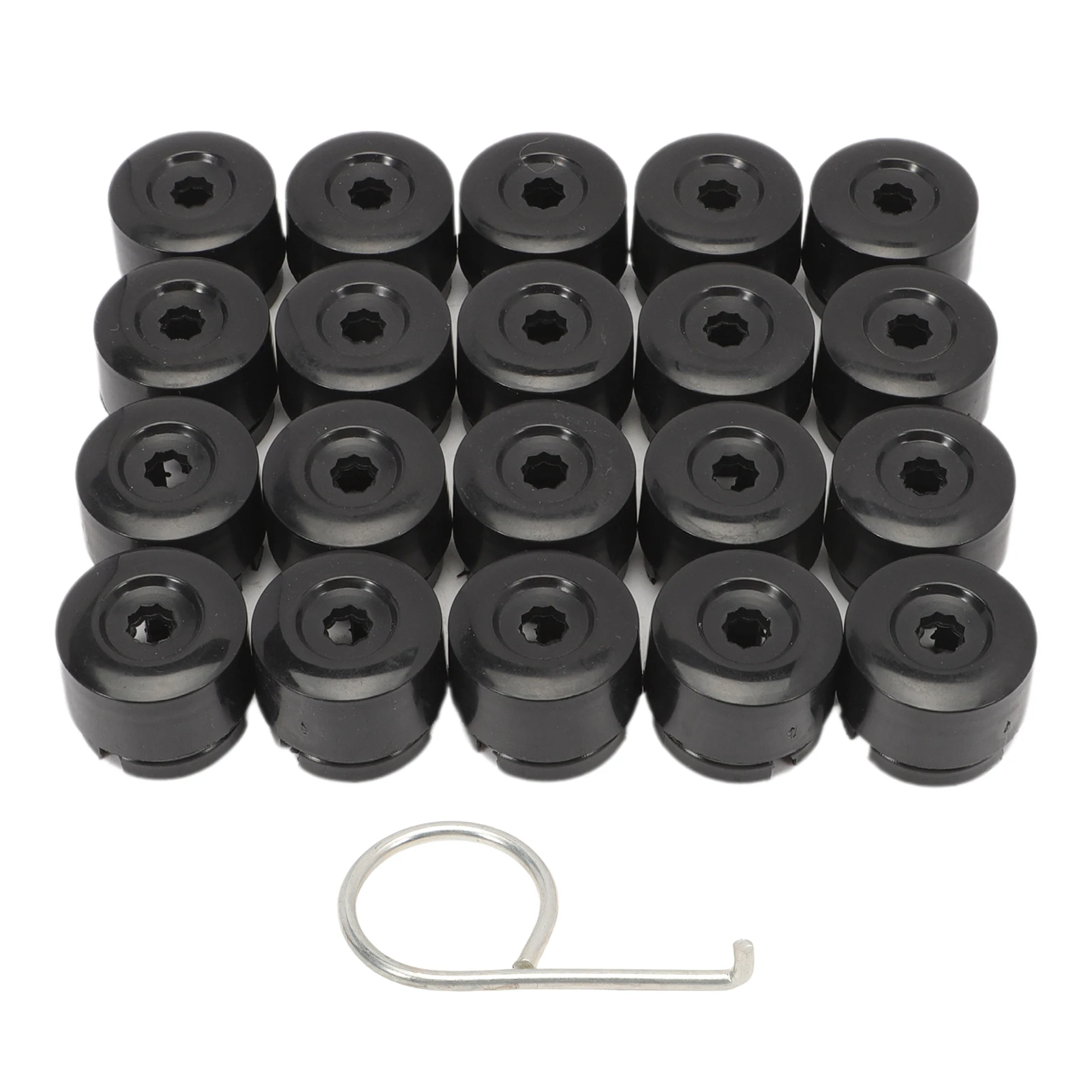 20pcs 19 mm Car Wheel Nut T5 T6 Wheel Nuts Caps Hub Screw Cover Protective Caps Wheel Nut Screw Head Cover