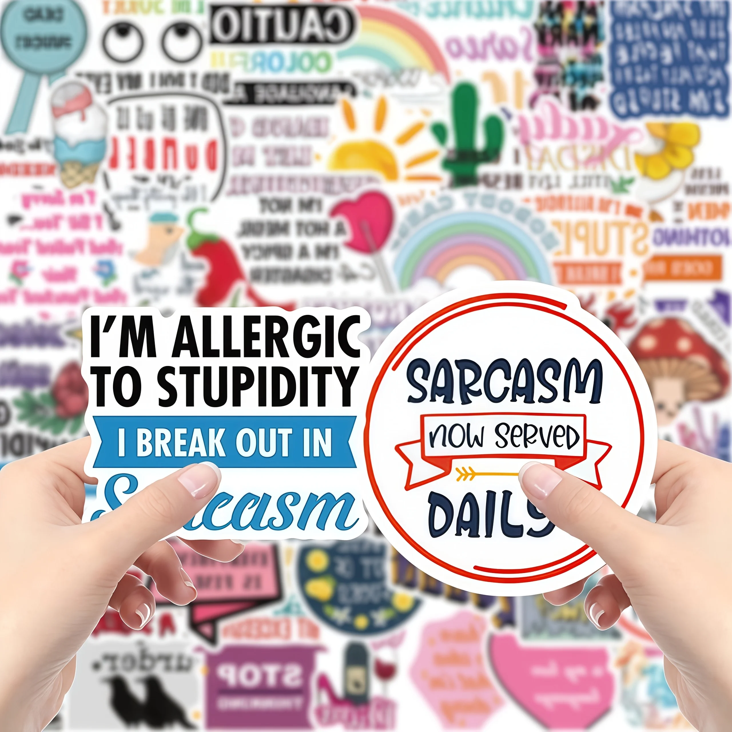 50 piece sticker set with sati - Phone Accessories Design review and price