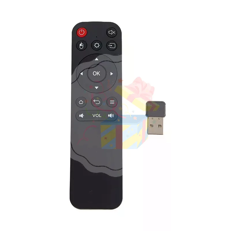 Smart TV and PC Remote Control 2.4G Wireless USB Receiver Universal Use Stable Signal for TV Box Family Time