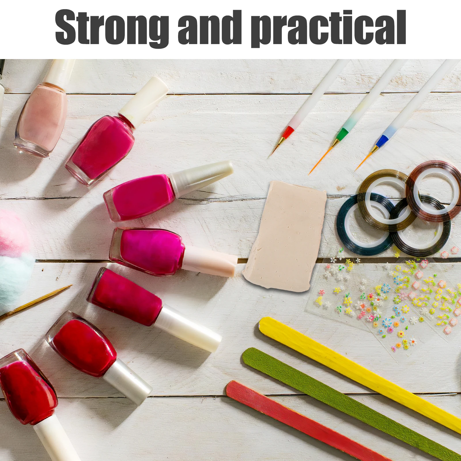 

3Pcs Cleaning Clay for Manicure Tools Nail Drill Bit Cleaning Compound Removes Debris Oxidation Prevention Portable for Salon