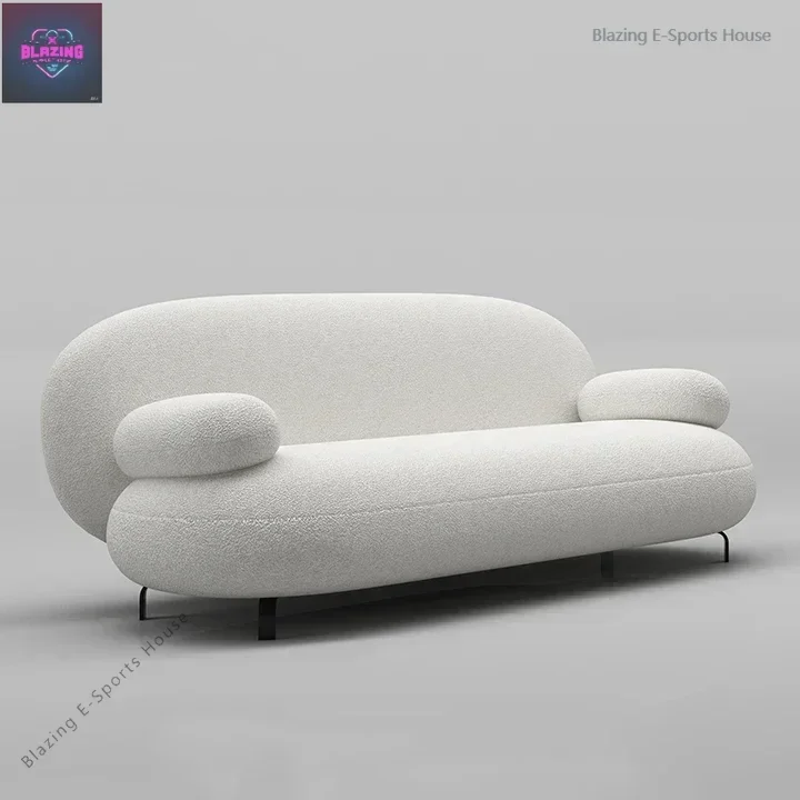 Lazy Living Room Sofas Minimalist Luxury Floor Lounge Sofas Individual Designer Hallway Wood Divano Home Furniture