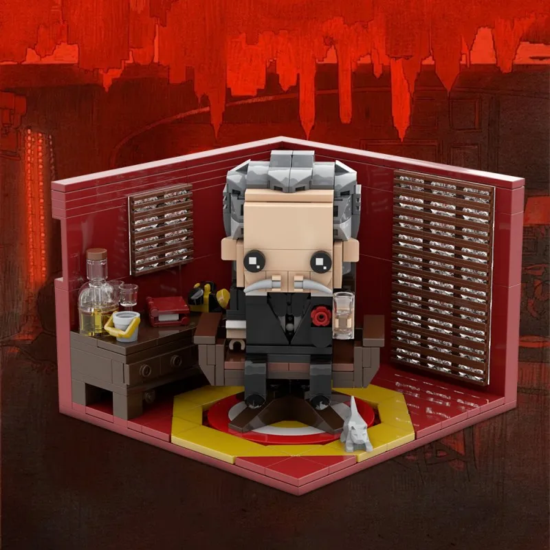 Ensemble de blocs de construction MOC parrain Vito Andolini Corleone, 408 pièces, figurine de film classique, modèle de foi de dieu, jouets cadeaux pour enfants et adultes