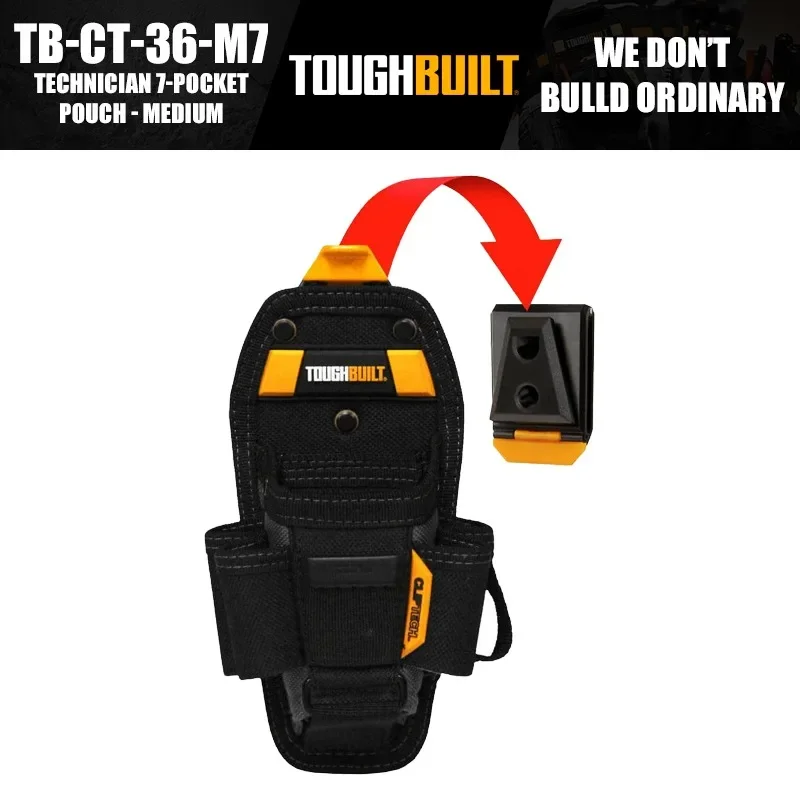 حقيبة ToughBuilt TB-CT-36-M7 الفنية ذات 7 جيوب - حقيبة تغليف الأدوات المتوسطة