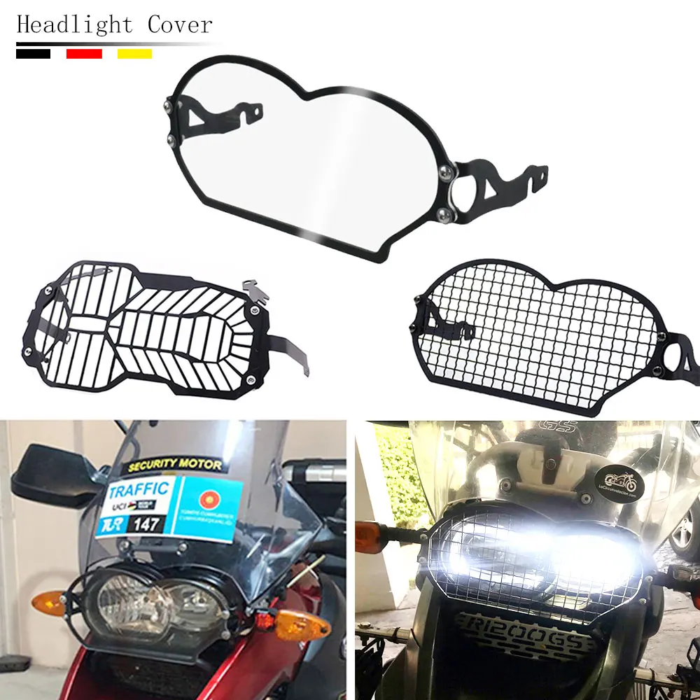 

Motorcycle Fit R 1200 GS ADV Headlight Lens Cover Head Light Guard Protector For BMW R1200GS ADV Adventure 2004-2012 Accessories