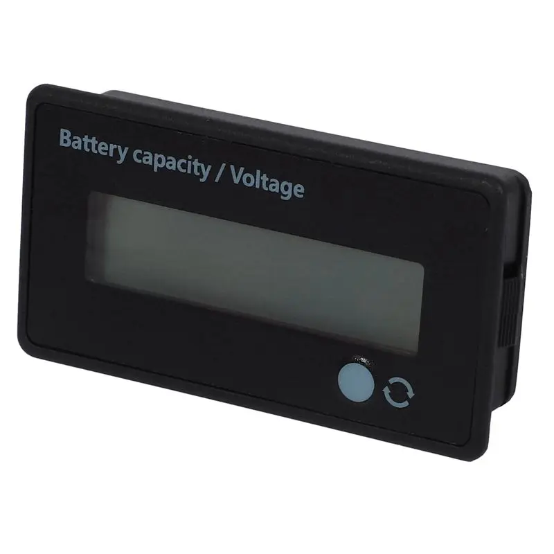 10X 12V 24V 36V 48V Battery Meter,Battery Capacity Voltage Indicator, Lithium Battery Charge Discharge Monitor-AS55
