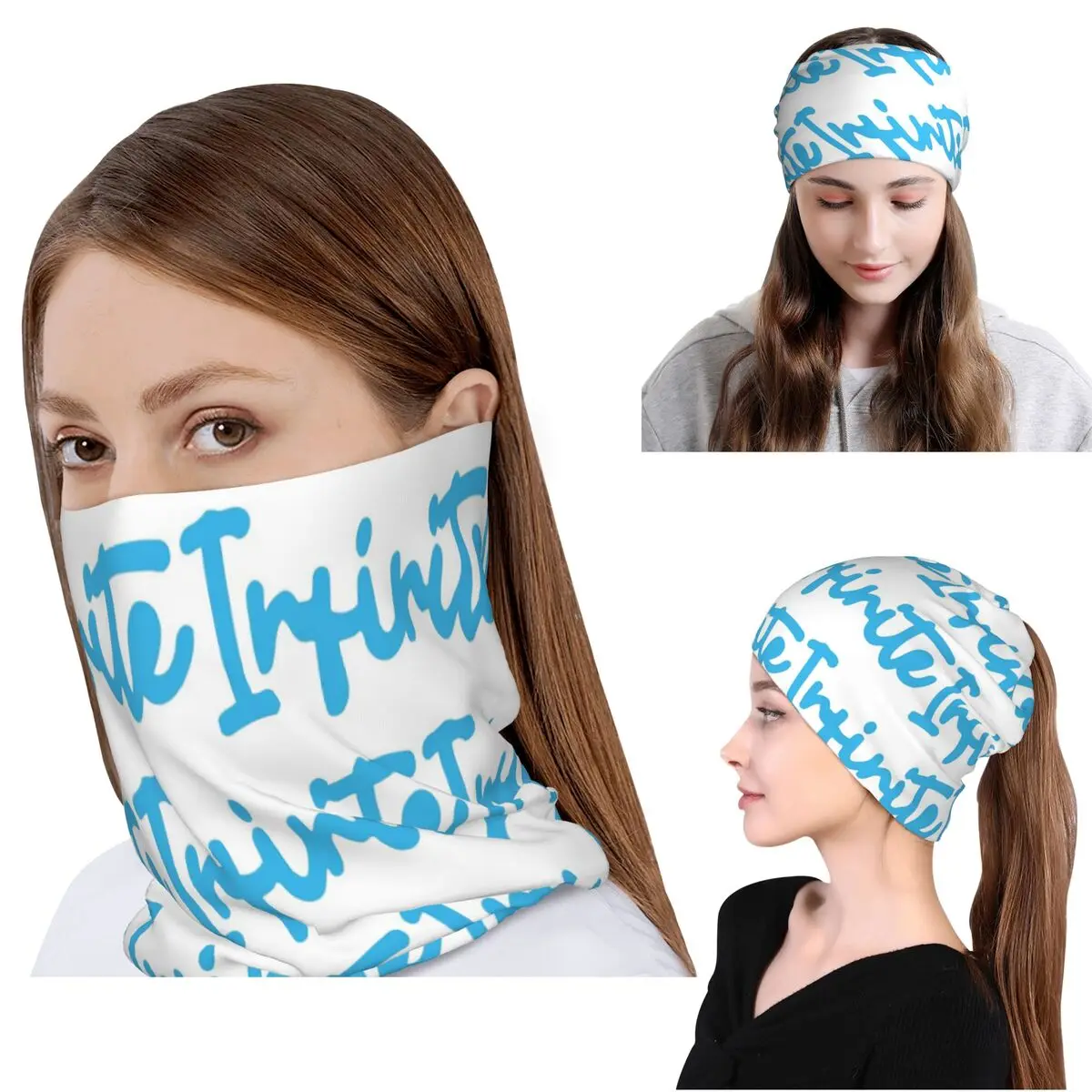 Caylus Merch Infinite Bandana Neck Cover Mask Scarf Warm Headwear Beanies Hat for Men Women Adult Washable