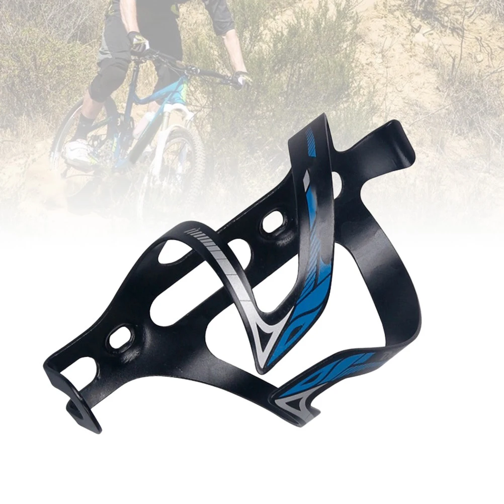 

Bicycle Water Bottle Holder Magnalium Alloy Durable Spill-Proof Stable Easy Install Compatible Mountain Road Folding Bike Black