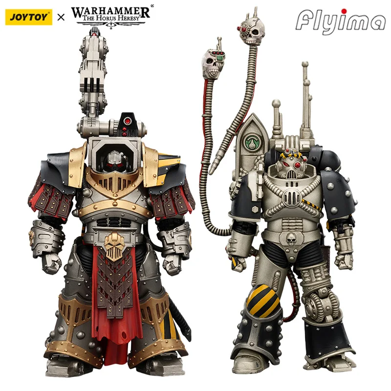 

[Pre-order]JOYTOY Warhammer 30K 1/18 Action Figure Iron Warriors Legion Praevian&Warsmithwith 2PCS Anime Model