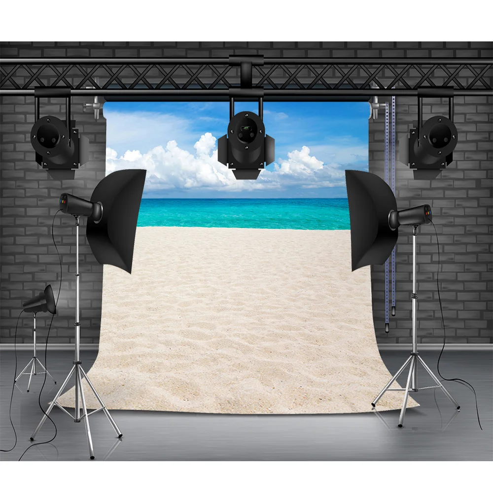 

Beach Scenery Theme Photography Backdrops Props Forest Grassland Street Fairy Tale Photo Studio Background SFJ-05