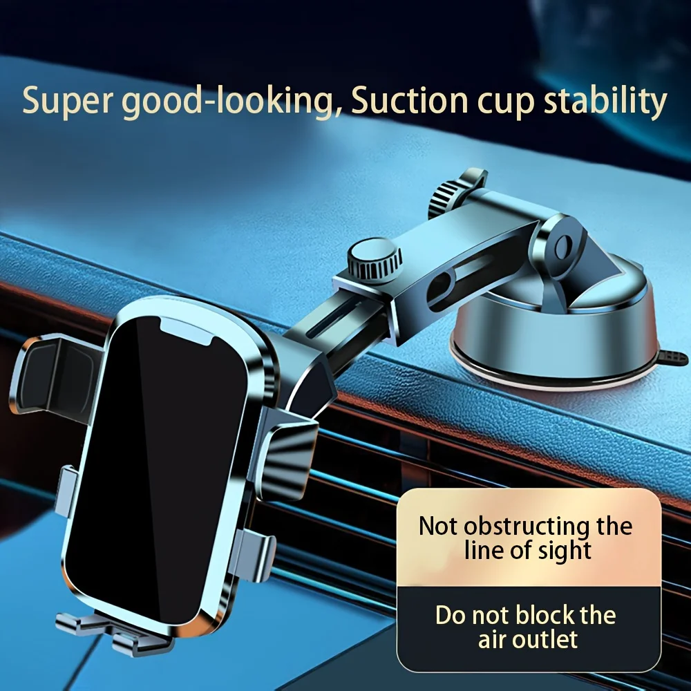 

Suction Cup Type Car Mounted Mobile Phone Holder Extended Rotated For KIA Rio 3 Soul Optima Ceed Pro Jetour Traveller T2