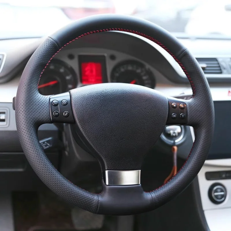 

Hand sewning Artificial Leather Car Steering Wheel Cover For Volkswagen Golf 5 Mk5 GTI VW Golf 5 Passat R GT 2005 Accessories