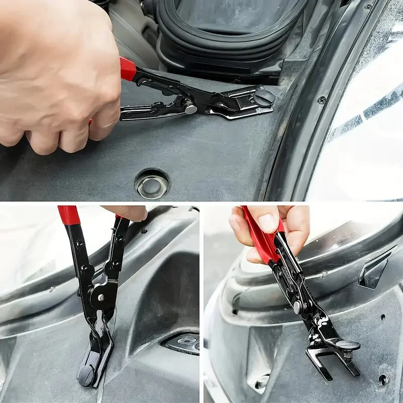 3pcs Auto Trim Removal Tools Set Car Panel Fastener Remover Pliers Kit Car Audio Headlight Modification Installation Tool