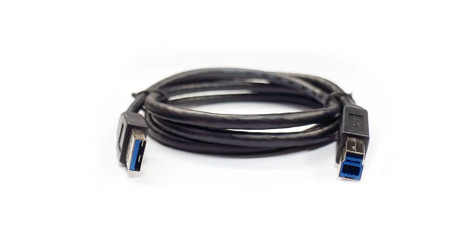 USB 3.0 Type A Male to Type B Male Cable SuperSpeed Data Cable for Printer Scanner External Hard Drive