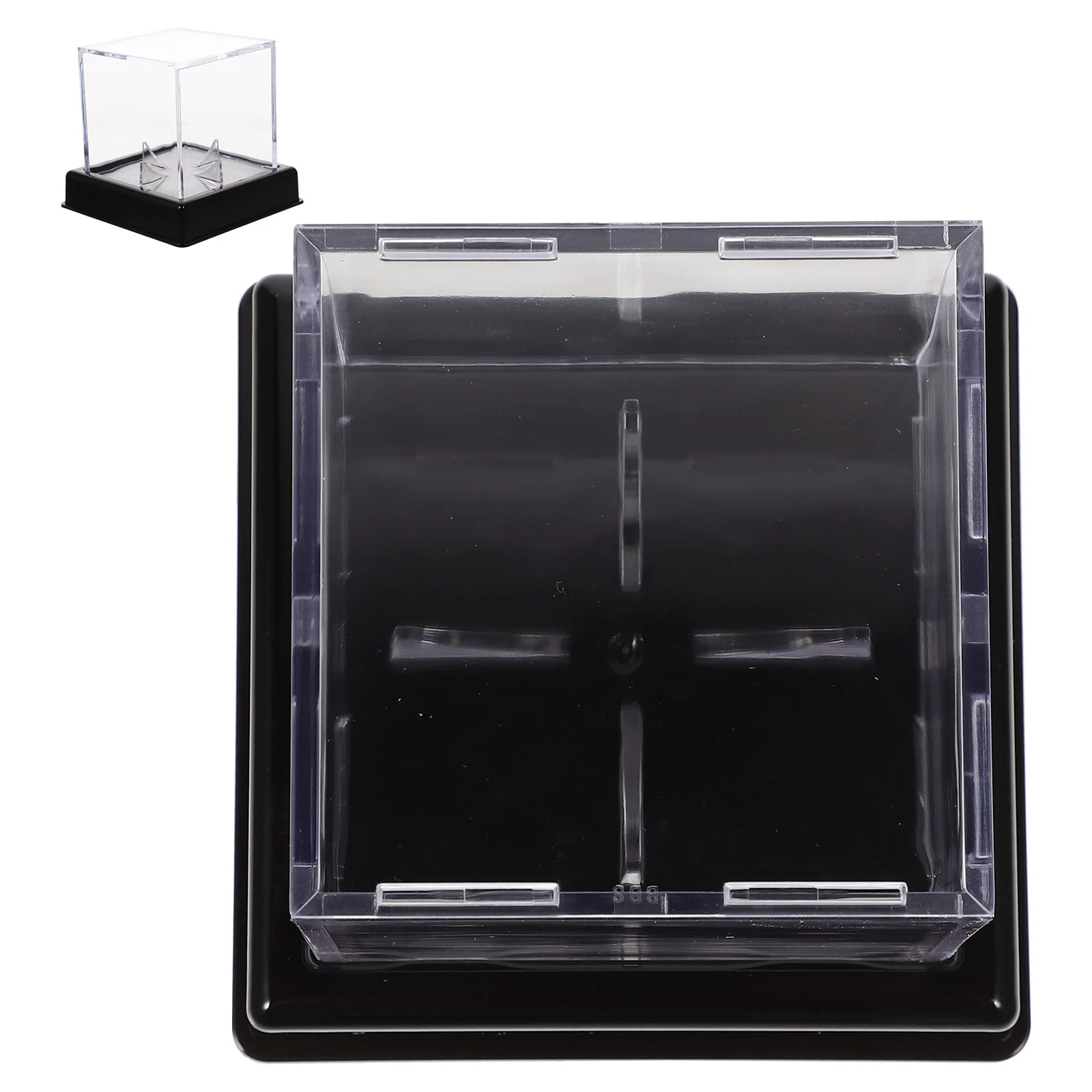 Baseball Storage Box Cases for Balls Acrylic Display Holder Desktop Holders Shelf