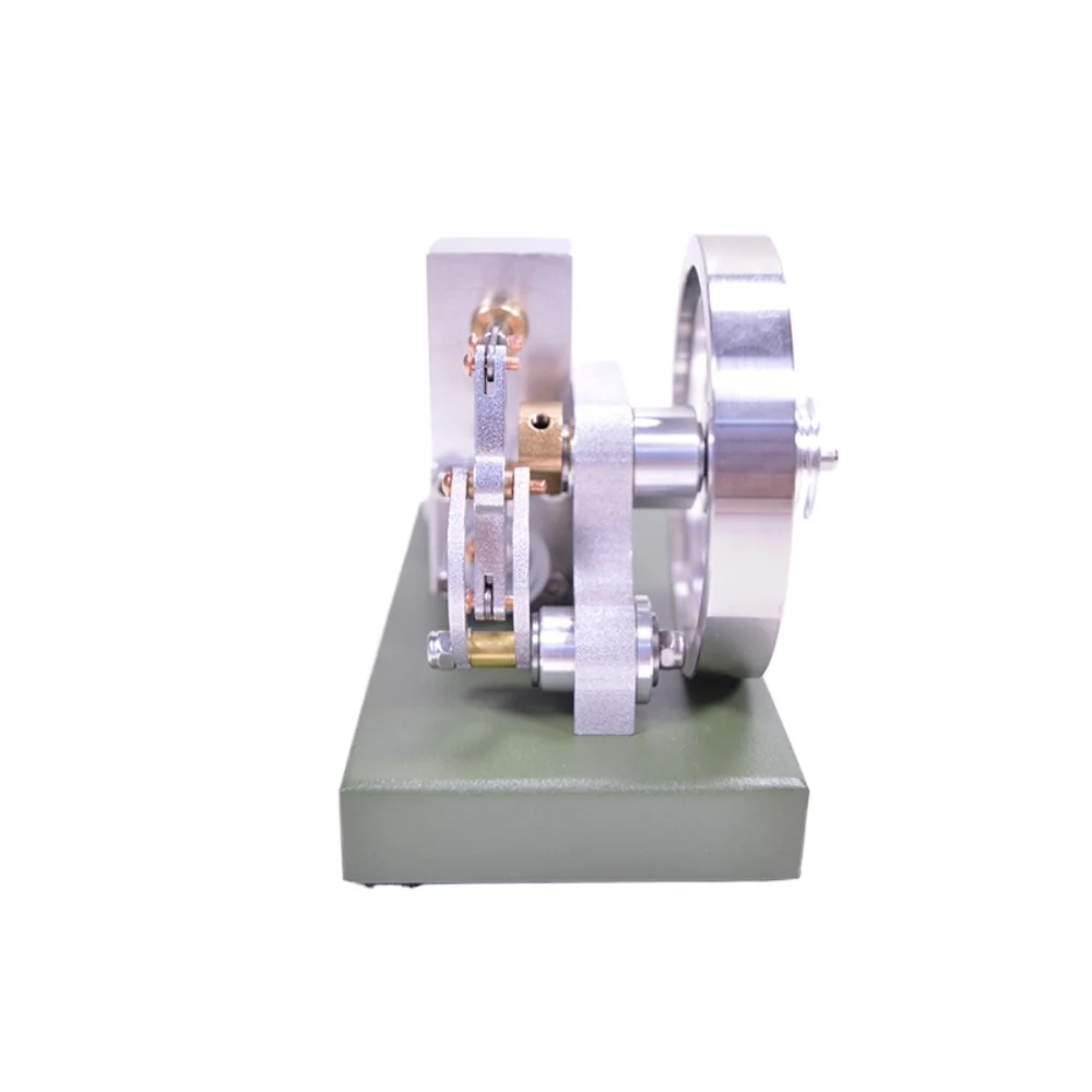 Modelo de motor de combustión externa Stirling de Metal, modelo de motor térmico, modelo de motor de un solo cilindro Stirling de alta velocidad y alta potencia