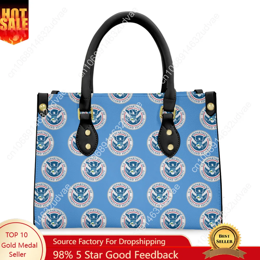 Homeland Security Investigations Purse Mens Womens New Shoulder Crossbody Bag Personalized Handbag Business Leather Bag Gift