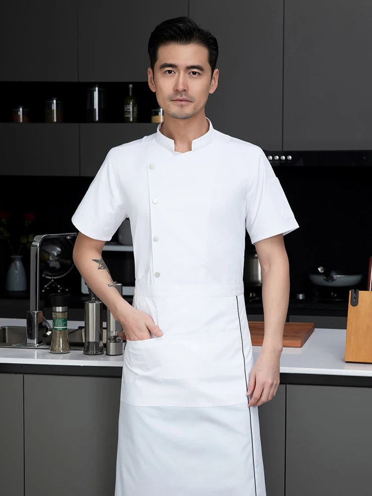 Küche Kostüm Kleidung für Koch Frauen Männer Koch Uniform Overalls für den Koch Koch Shirt Bäckerei Kellner Arbeits kleidung Restaurant