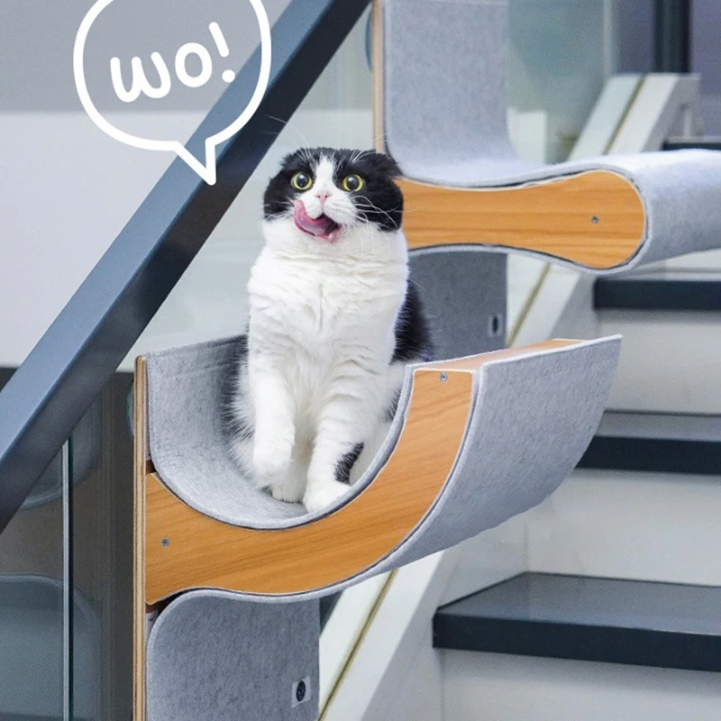 DIY Free Combination Cat Nest Window Wall Suction Cup Cat Scratch Board Platform Climbing Playing Frame Cats Toys Supplies