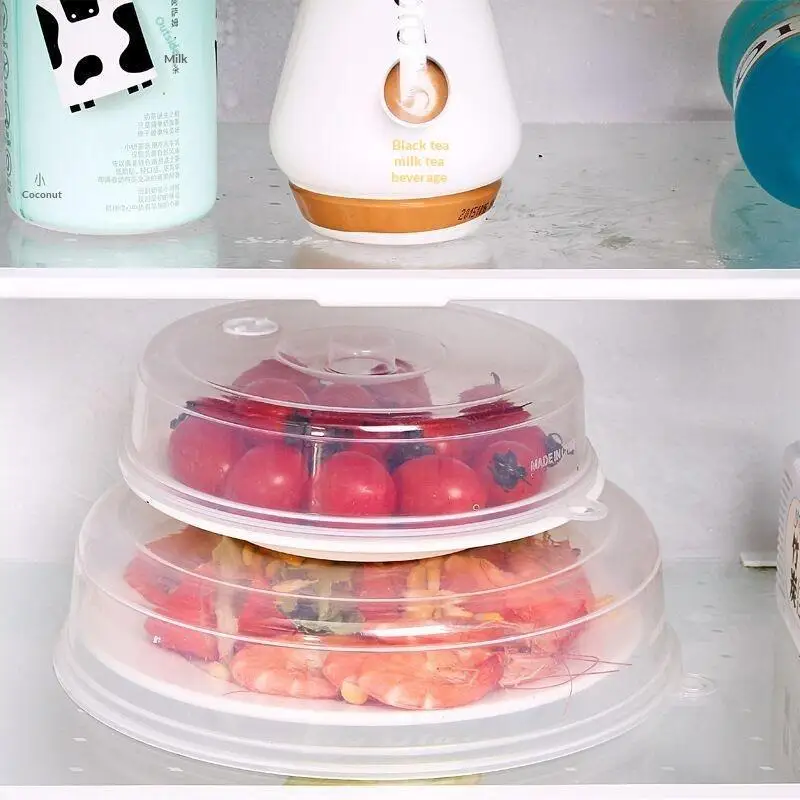 1/2Pcs Microwave Food Anti-Sputtering Cover Heated Sealed Covers Oven Oil Cap Food Splatter Guard Covers Kitchen Tool
