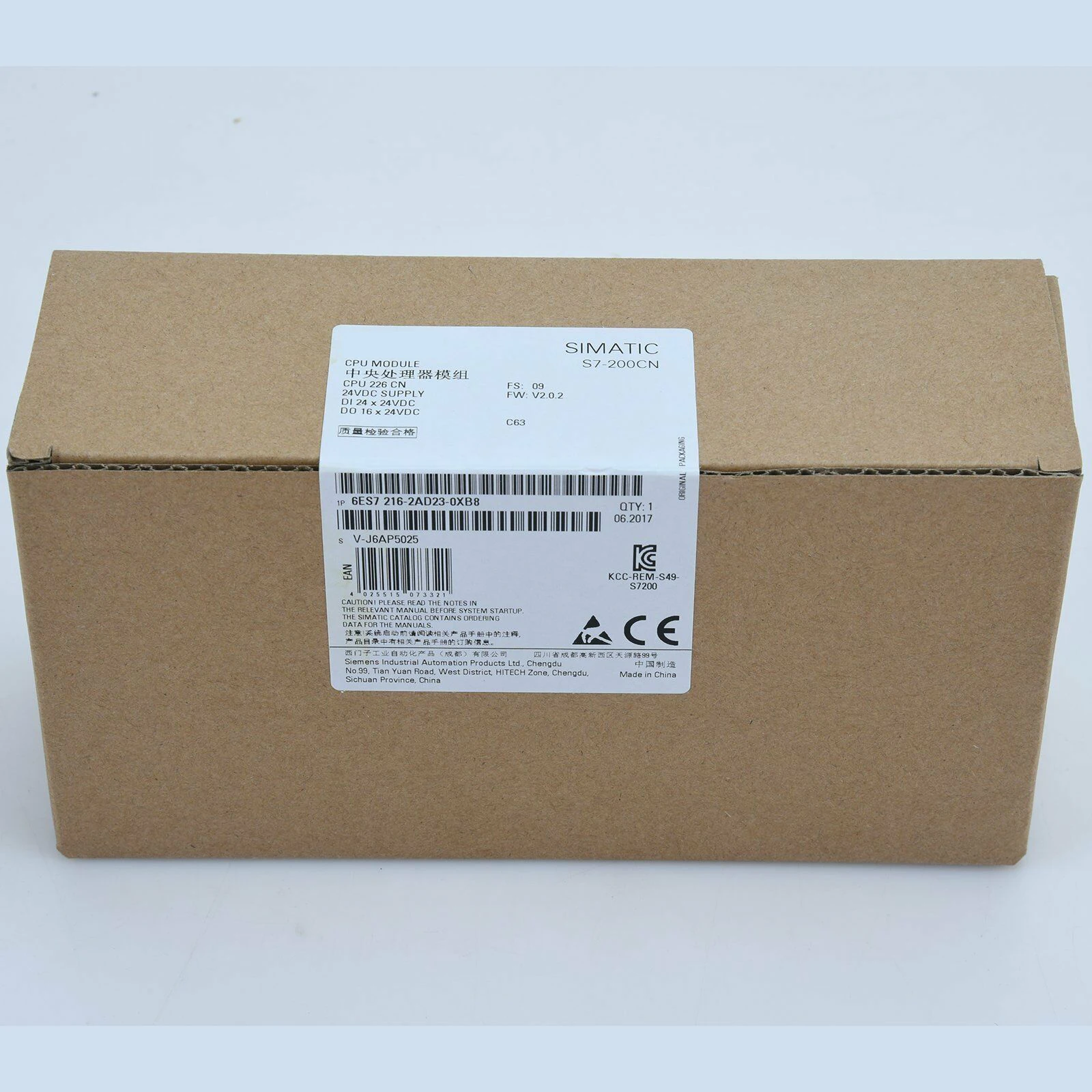 

New Original 6ES7216-2AD23-0XB8