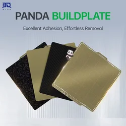 BIGTREETECH Panda Build Plate 257MM 184MM Double Side Textured&SMooth PEI PET PEO for Bambu Lab P1P P1S X1 A1 3D Printer HeatBed