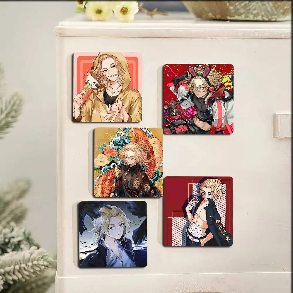 Manjiro Sano صورة شخصية مغناطيس الثلاجة مربع هدايا الزفاف الحرفية الديكور المغناطيسي #3