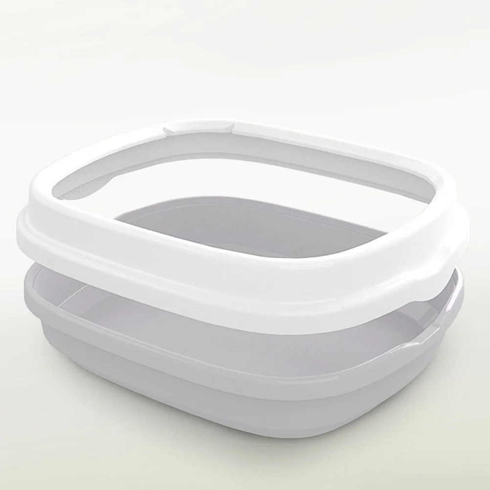 

Semi-enclosed Cat Litter Pot Cleaning Scooper Basin Supplies Toilet Anti-splash