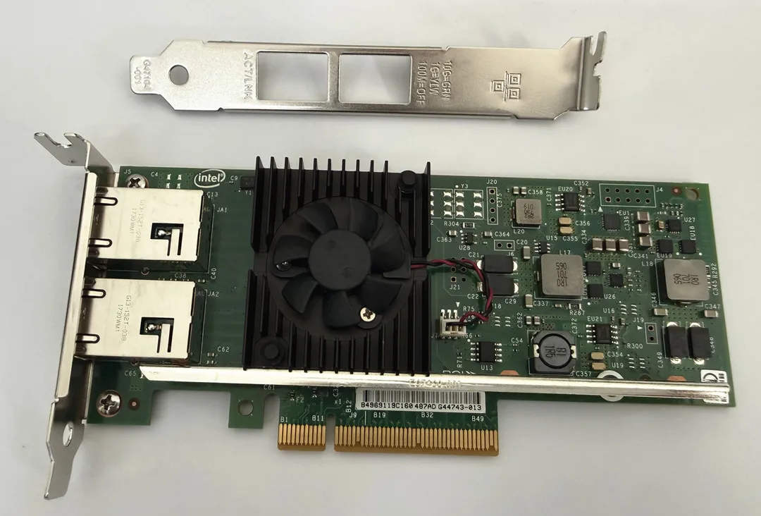 

Для сетевого адаптера Dell Intel X540-T2 10GbE с двухпортовым медным сетевым адаптером RJ-45