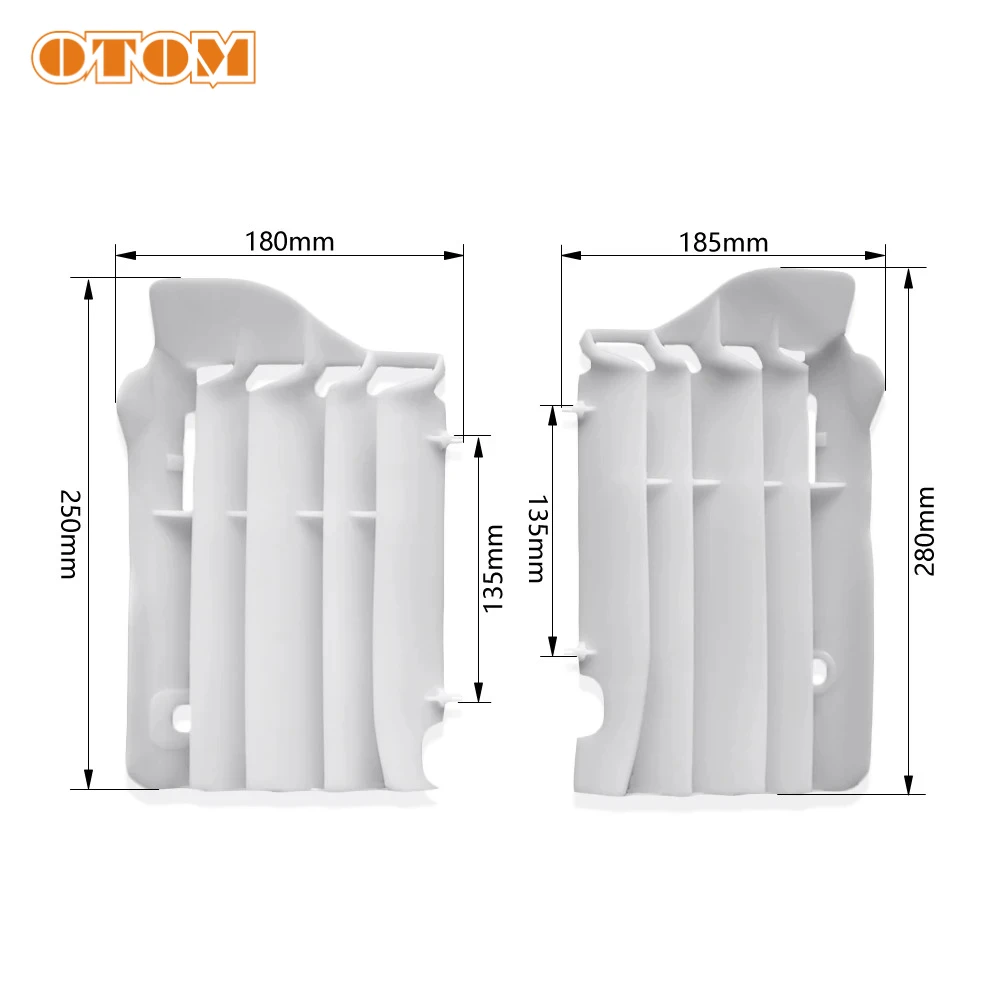 For HONDA CRF250R CRF450R 2015-2017 Motorcycle Radiator Louvers Rad Guards Plastic Engine Shroud Cooling Wind Deflector Grille