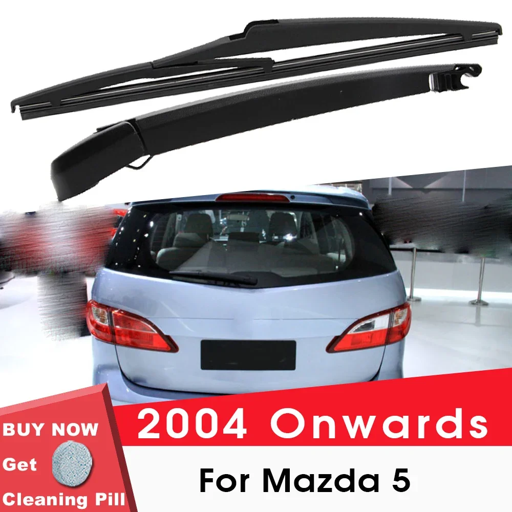 BEMOST Car Rear Windshield Wiper Arm Blades Brushes For Mazda 5 2004 Onwards Hatchback Windscreen Auto Styling