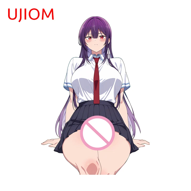 UJIOM Sexy Girl Takamine Takane Wall Sticker Exquisite Eye Catching Sitting Posture Sunscreen Adhesive Decal Vinyl Material