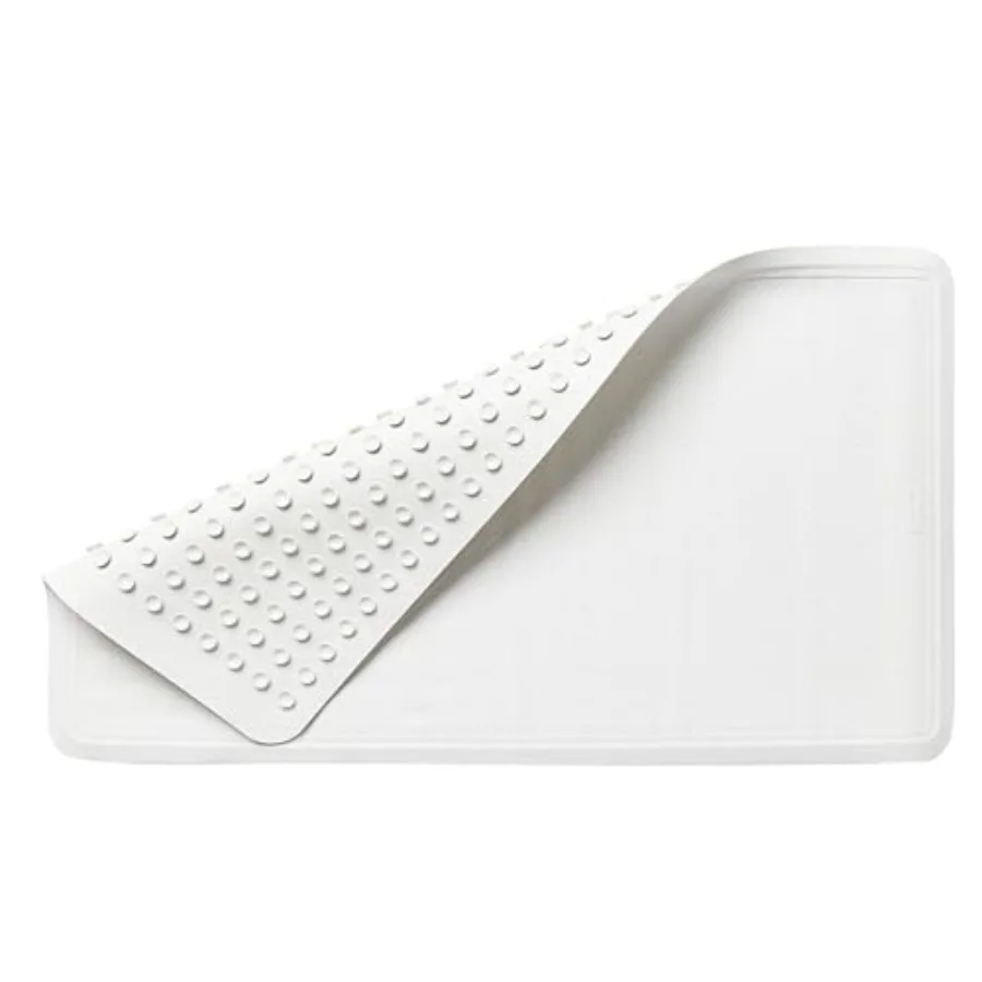 

Safti-Grip Bath Mat Large White Suction-Backed for Commercial/Residential Use for Home/Hotel/Shower/Bathtub