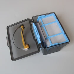 Vacuum Cleaner Dust Box Bin Primary HEPA Filter for Kitfort KT-518 kt 518 Robot Vacuum Cleaner Parts Dust Bin Replacement