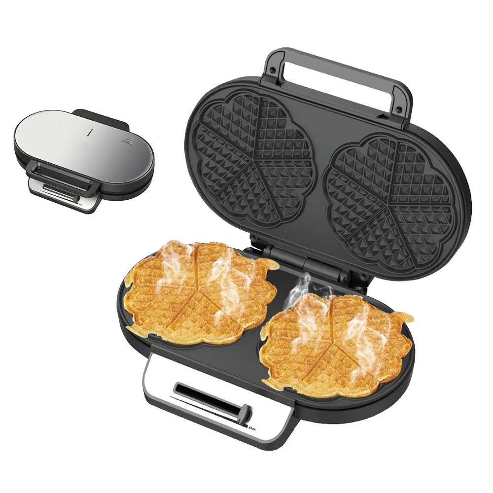 

Five-piece heart sandwich maker, breakfast cake maker, multi-function electric baking pan, waffle maker