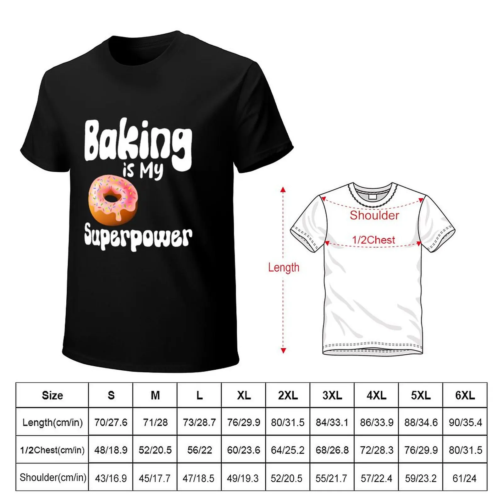 Baking is my superpower funny baker professional cook, chef T-Shirt Mechanic Work Tee Shirt