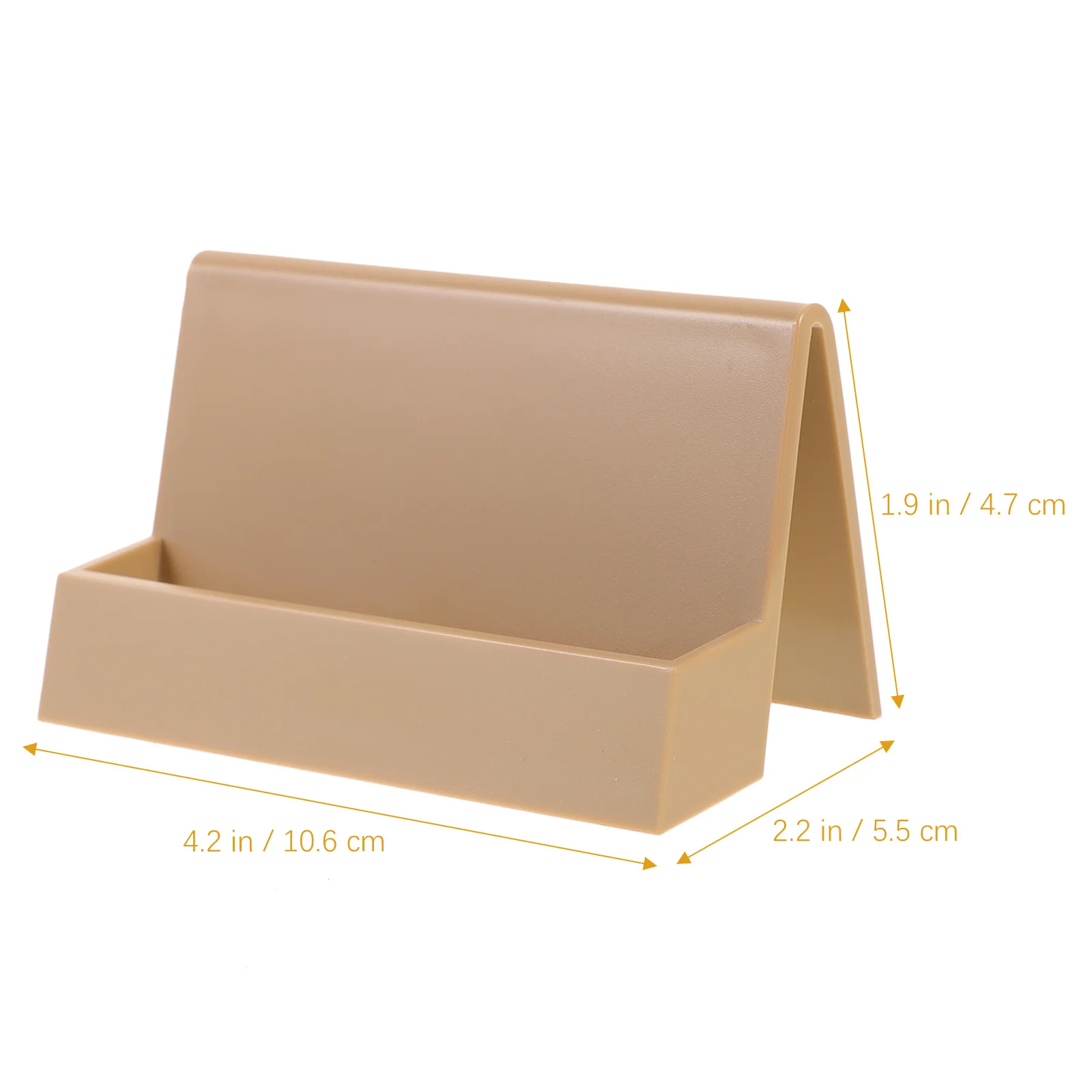 

Business Card Holder Plastic Desk Organizer Office Name Card Display Stand Tabletop Cards Storage Holder for Professional Office