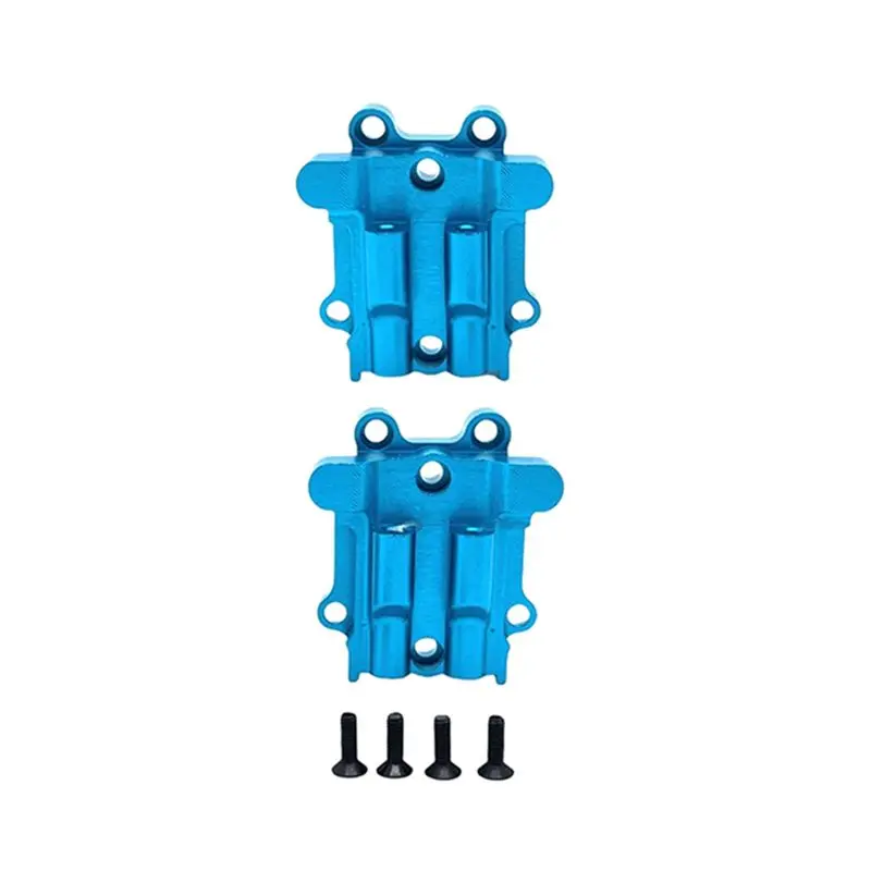 ABUM-RC Car Upgrade Front And Rear Gearbox Covers Kit For UDIRC 1/16 GR UD M16 RC Car Accessories Blue