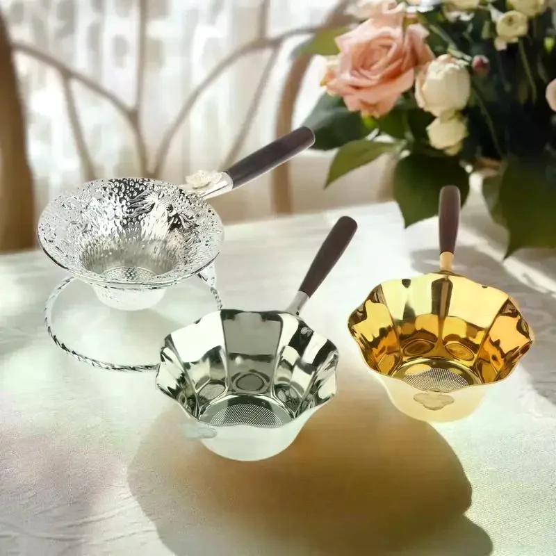 المطرقة منقوشة الأسماك مصفاة شاي الشاي الملحقات المعدنية الشاي تصفية شبكة سبيكة فاصل اكسسوارات المطبخ #5