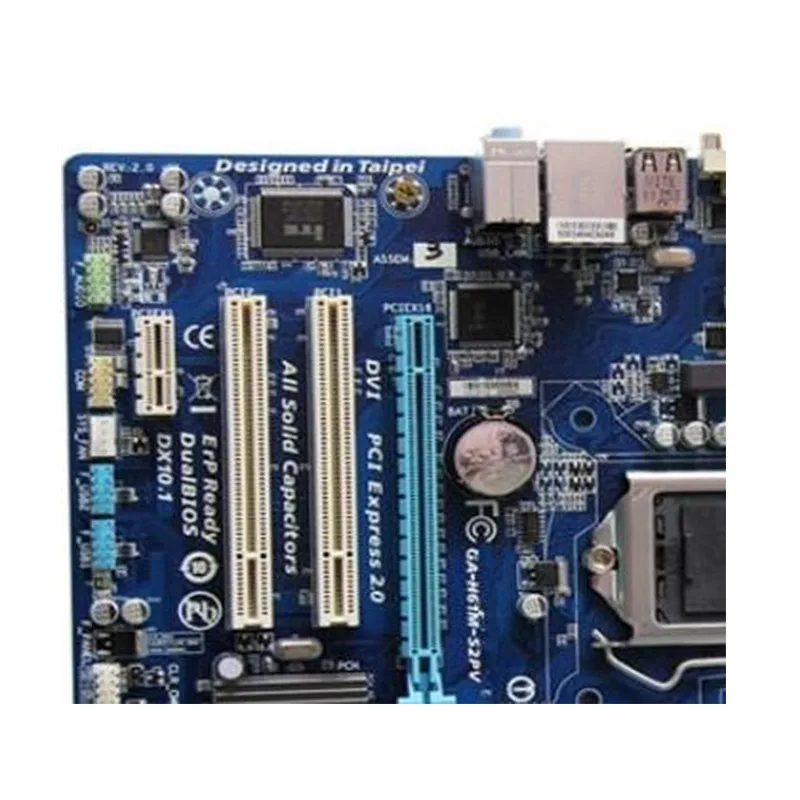 Imagem -05 - Desktop Mainboard para Intel Desktop Mainboard Pci-e2.0 Sata ii Usb 2.0 Ga-h61m-s2pv Lga 1155 Ddr3 16gb M-atx 16gb