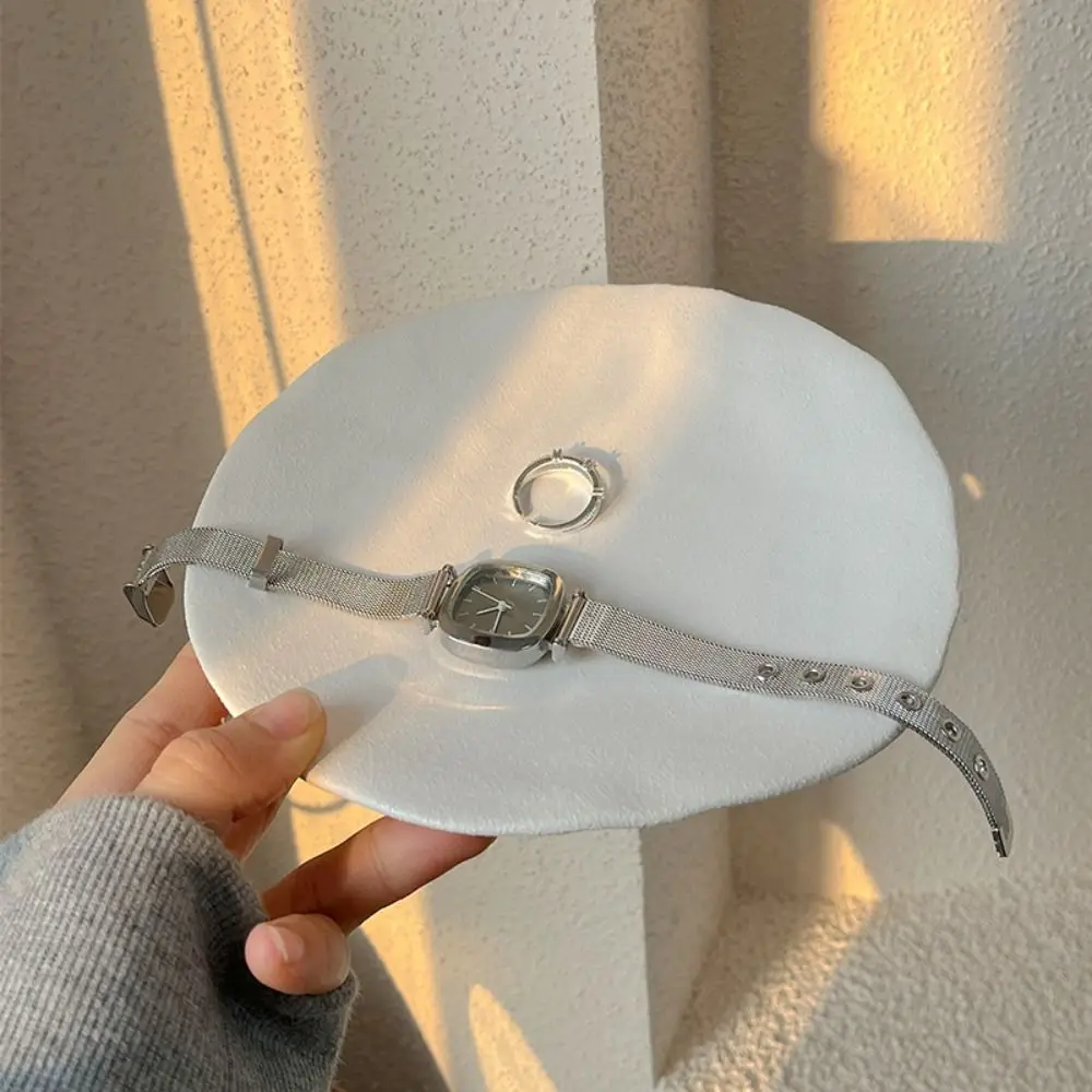 Ceramic Jewelry Storage Tray Irregular Creative Aromatherapy Candle Tray Multi-Function Simple Storage Plate Dessert