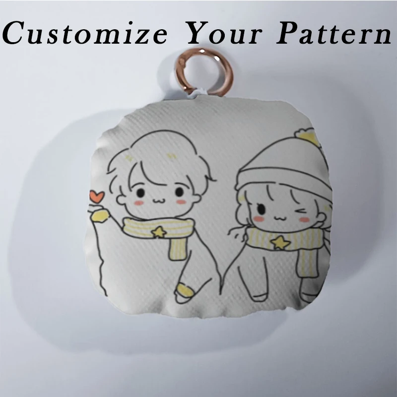 

Couple's Customizable Pattern Bag Accessories Mini Keychains Fashionable And Personalized Keyholders