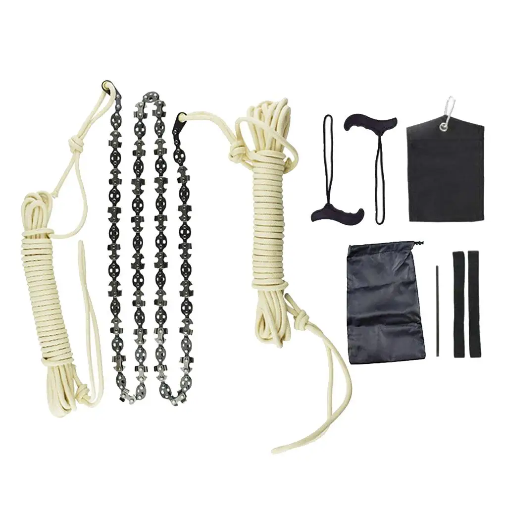 

48\\\" High Reach Tree Limb Hand Rope Chain Saw on Both Sides
