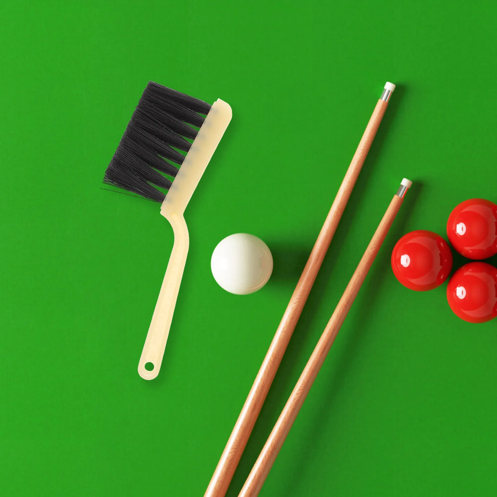 

2Pcs Billiards Cleaning Brush Set Soft Bristle Pool Table Felt Cleaner Kit Lightweight Portable Billiard Table Care Supplies