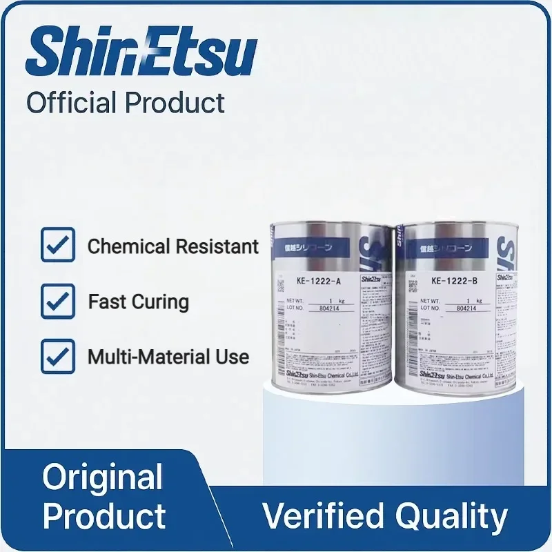 Shin-Etsu KE-1222 A/B Two-Component Potting/Sealing Compound | Clean Finish | Easy Mixing