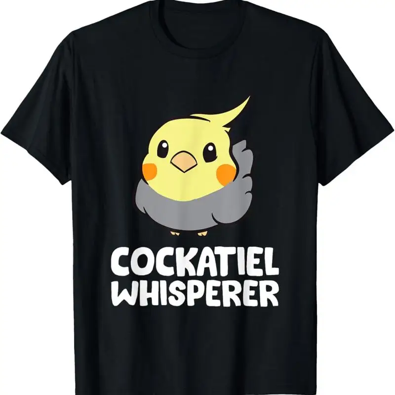 Cockatiel Whisperer Funny T Shirt Aesthetic Clothes Shirts for Women