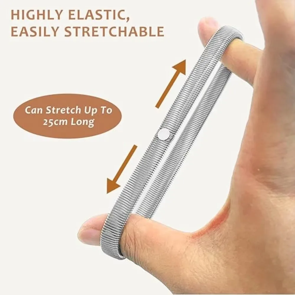 1PC Fashion Metal Shirt Sleeve Holder Elastic Non-slip Arm Cuffs Stretchy Clothing Accessories Sleeve Garter For Men/Women