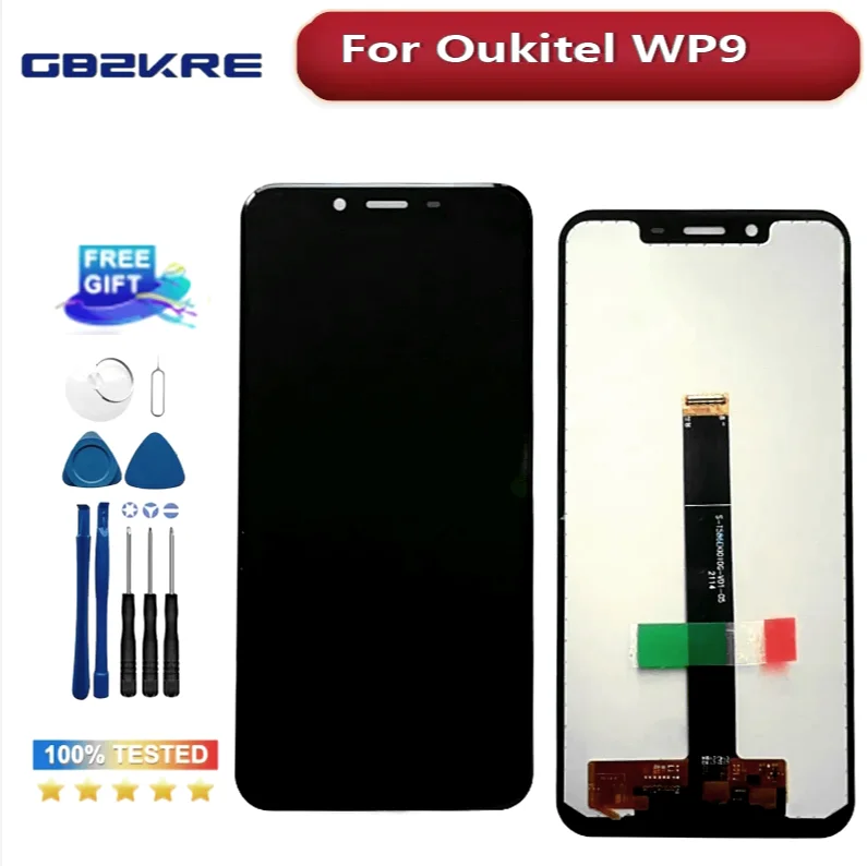 

5.86'' Original For Oukitel WP9 LCD&Touch screen Digitizer Oukitel WP9 display Screen module accessories Assembly Replac