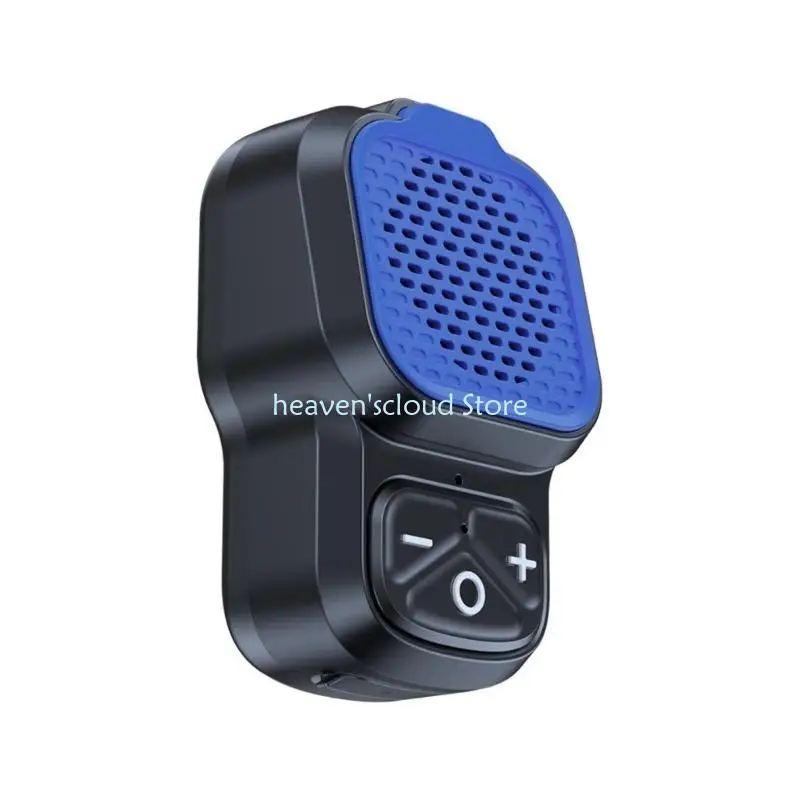 

Y88B Wearable Bluetooth-compatible Speaker with Microphone Clip On Portable Speaker Wireless Speaker Waterproof for Travel